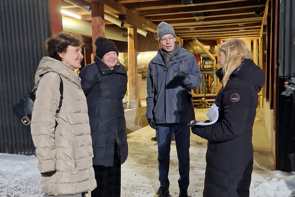 Vasemmalta Catherine Geslain-Lanéelle, Jaana Husu-Kallio, Kari Valonen ja  Anna Johansson.