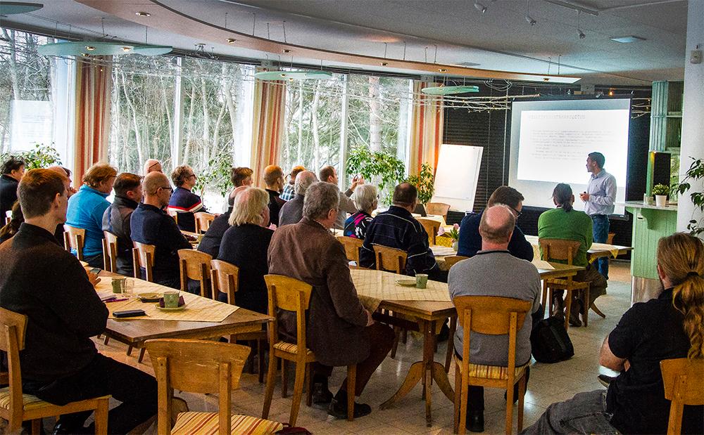 Ruokasvu hankkeen viljelijäseminaari Kouvolassa, 27.1.2020. Kuva: Csaba Jansik